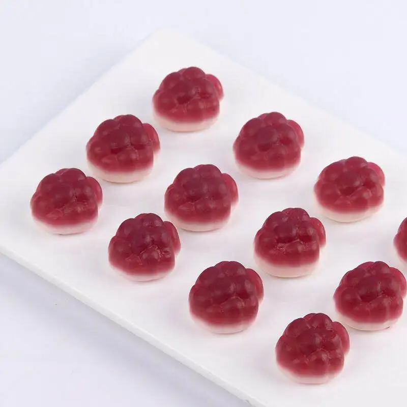 
Sweet grape shape fruity flavour gummy soft candy 