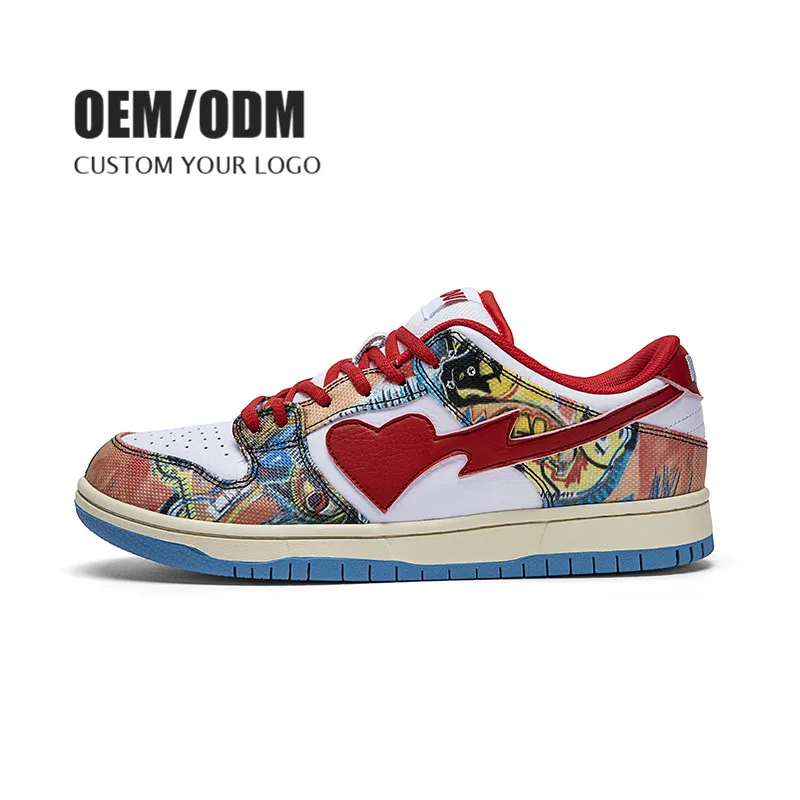 Shoes Manufacturers Fashion Sneakers Premium Leather Custom Designer Walking Style Custom Logo Shoes