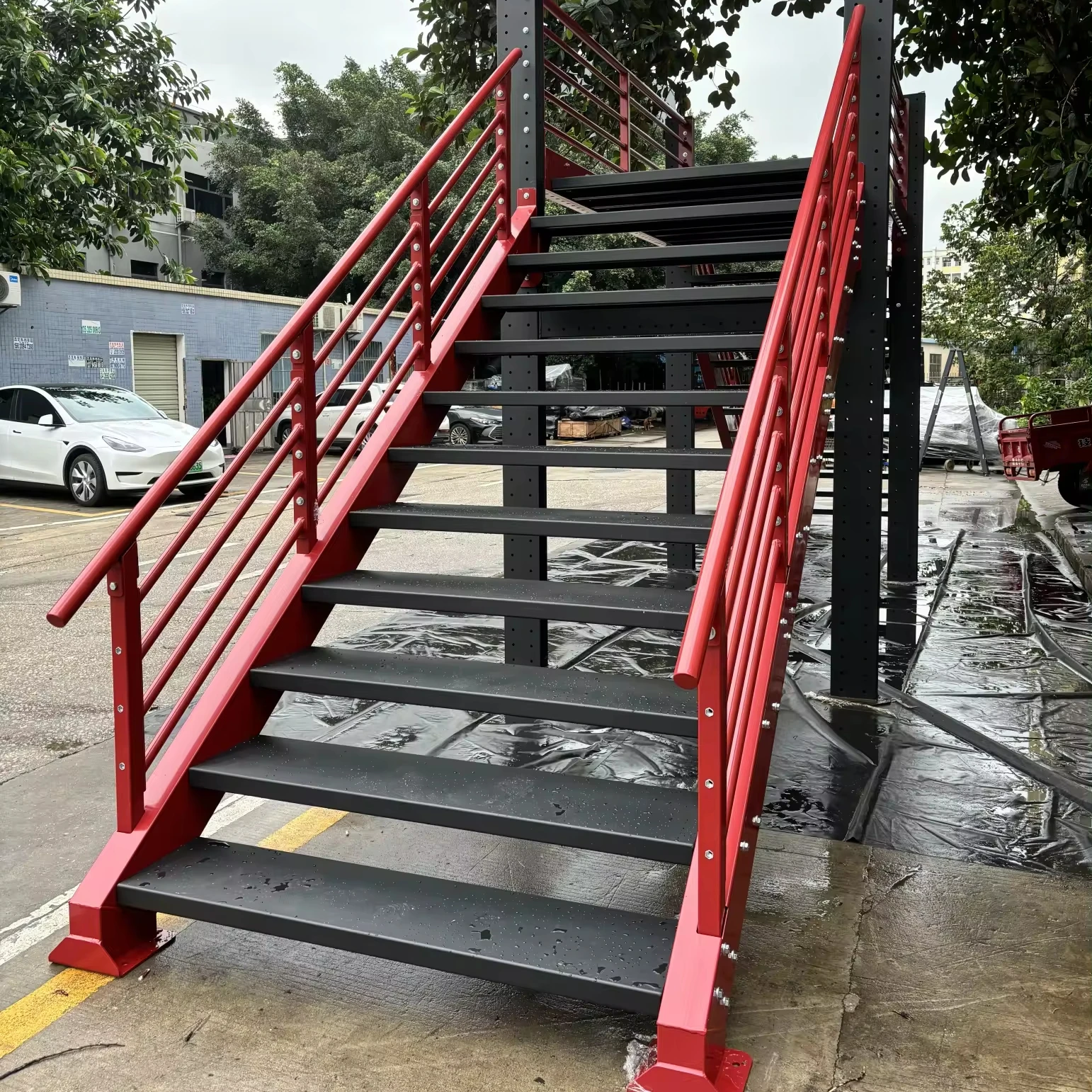 Manufacturer Professional Outdoor CrossFit Equipment Rack Gym Strength Training CrossFit Rig