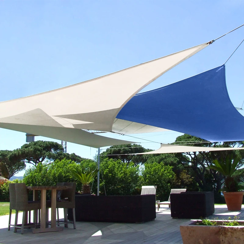 SanJian Outdoor Canopy Patio 100% Virgin HDPE Waterproof Gardenline Sun Shade Sail