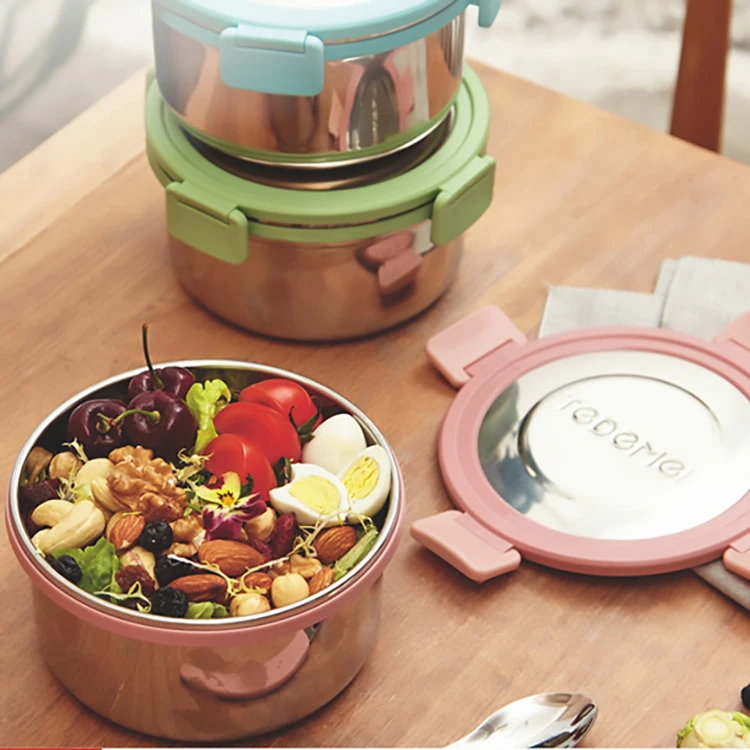 2023 New Hotsale Portable Food Grade Kids Bento Food Storage Container