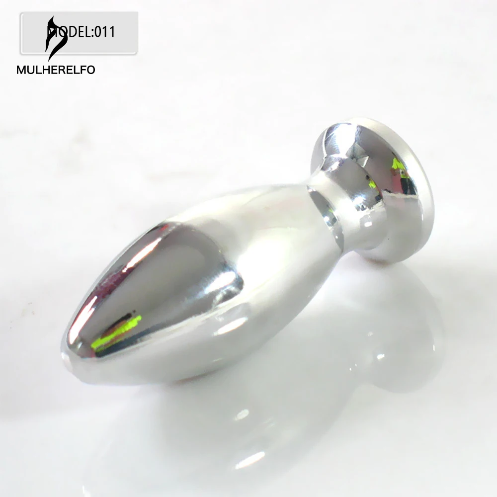 MULHERELFO Electric shock pulse stainless steel urethral stimulation Anal plug Silicone Scrotum Stimulation