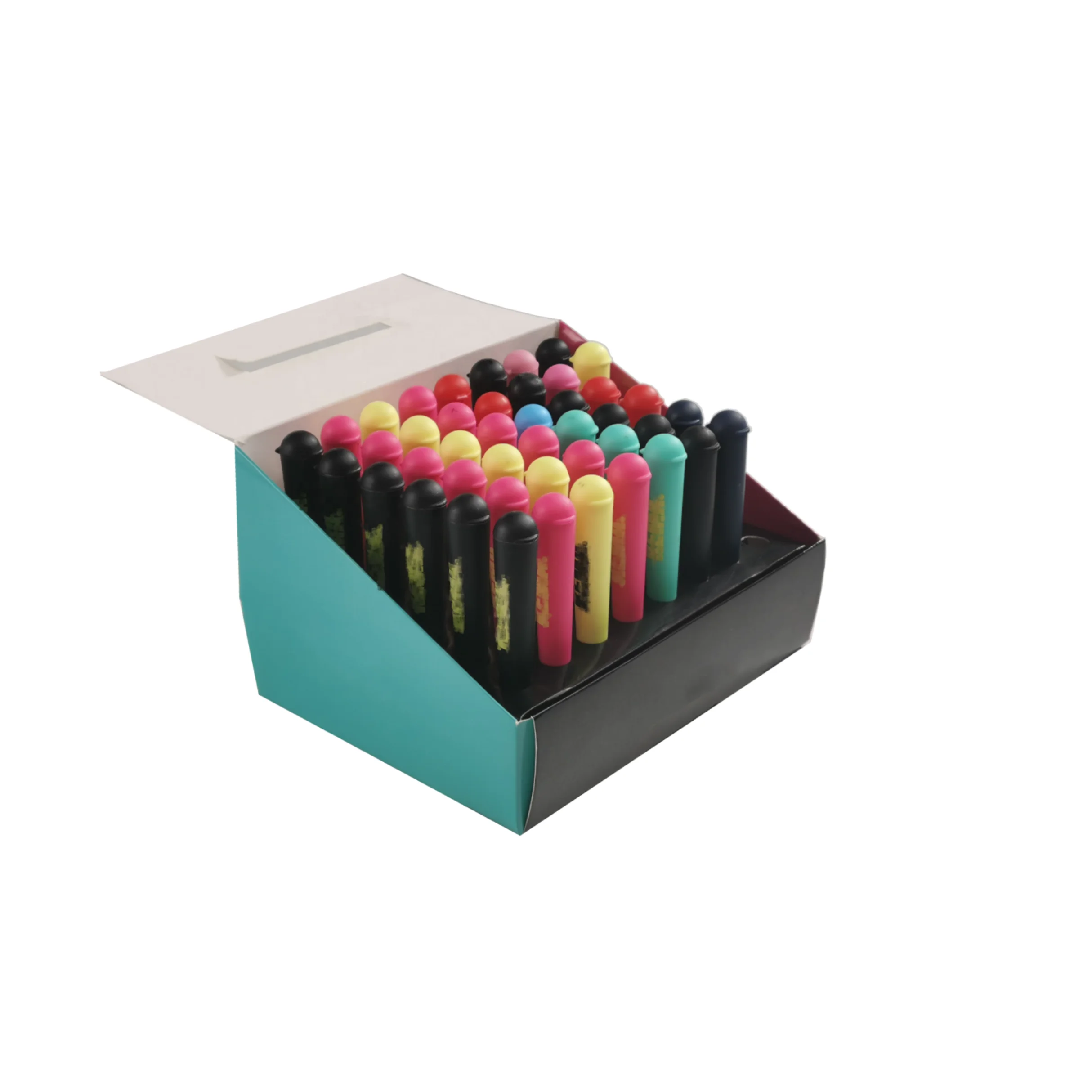 Custom Sticker 116mm Colorful Plastic Tube Air Tight Smell Proof Cigar Storage Container Portable  Cone Tube