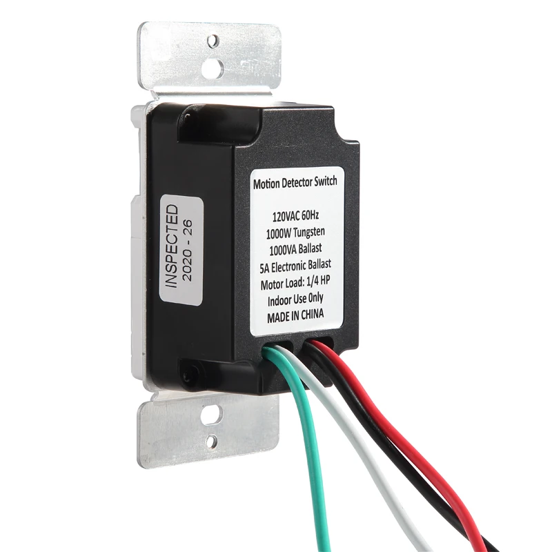 Hooanke PIR Wall Mounted Occupancy Sensors Motion Sensor Light Switch