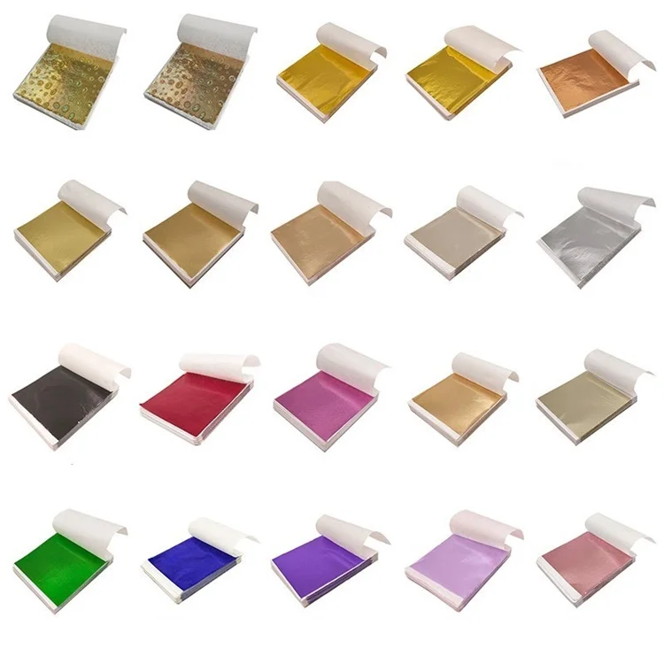
Gold Foil Gilding Gold Leaf Gold Leaf Sheets Paper Foil 9*9cm Craft Art Home Furniture Decorating Frame 