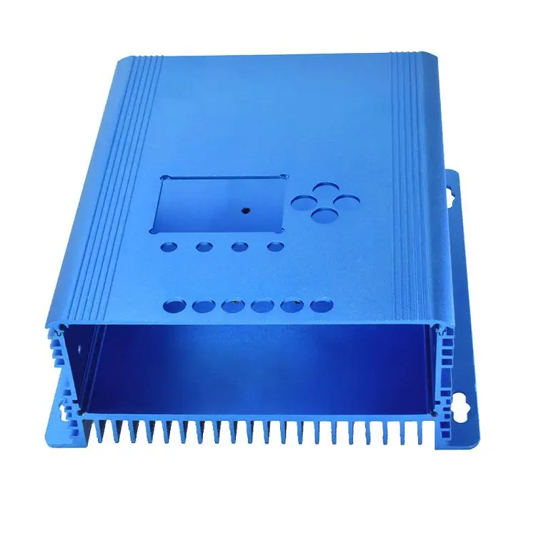 Electronic Enclosure Power Metal Aluminium Profiles Extrusion Radiator Sheet With Heat Sink Plate
