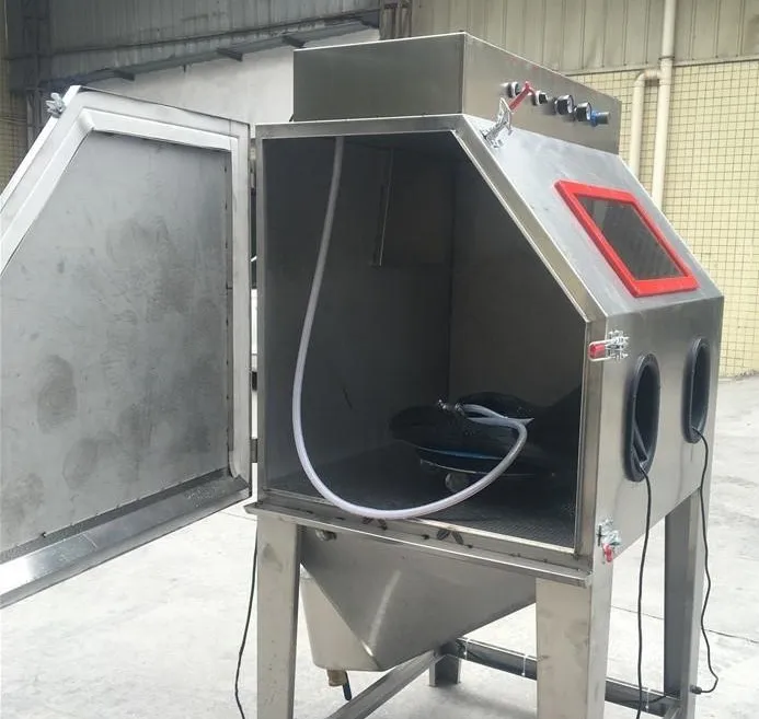 
9060 type vapor blaster, wet blasting cabinet 