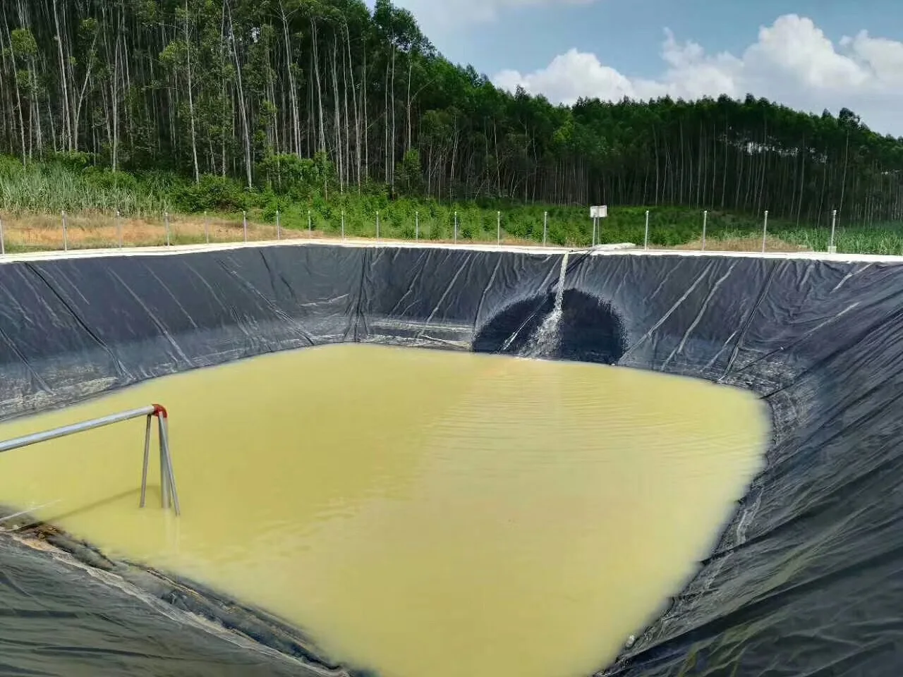 Горячая Распродажа! 200 квадратный метр 3 слоя PE брезент HDPE LDPE рыбы противофильтрационная облицовка