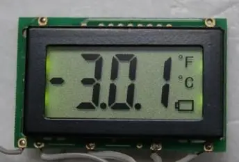 Китай продукт пользовательские 7 сегментный ЖК-модуль для отображения температуры