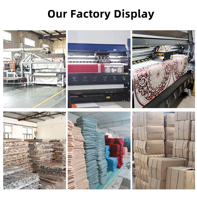 Factory large size anti slip persian rug sofa living room bedside polyester machine washable area rug floor mats