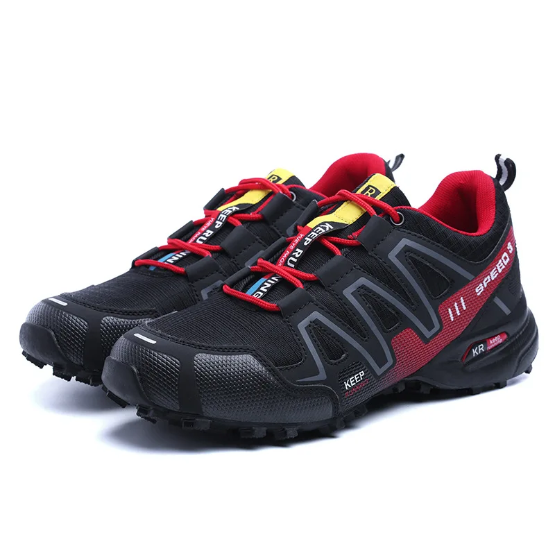 
2021 Amazon Hot Sale Popular Mesh Lightweight Non-Slip Air Climbing Outdoor Walking Hiking Shoes Running Sneakers For Men 