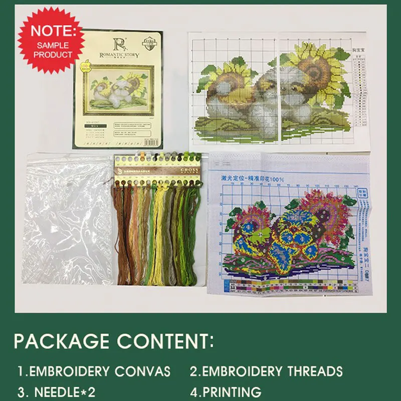 Crossstitch Plant Cross Stitch Embroidery Set Craft