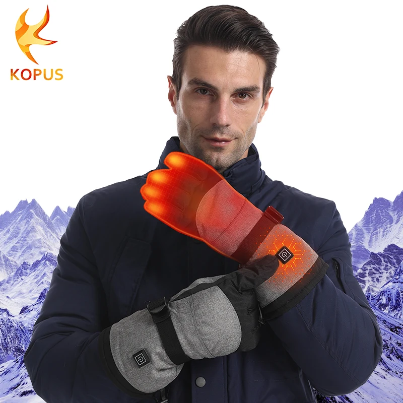 New Fashion Winter Heated Gloves for Women Breathable Waterproof Warm Winter Touchscreen Riding Motorcycle Ski Snowboard Cycling