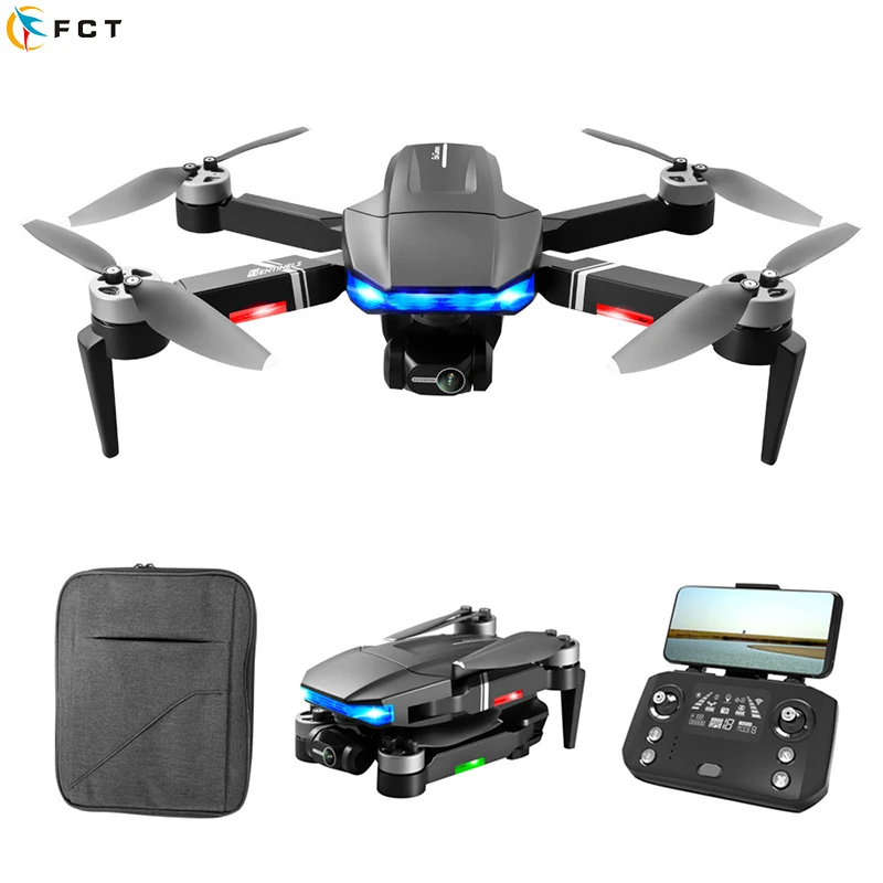 FCT 2022 New LSRC S7S Drone 4K GPS 3-Axis Gimbal Aerial Photography Brushless Motor Foldable Mini Rc Quadcopter For Gift