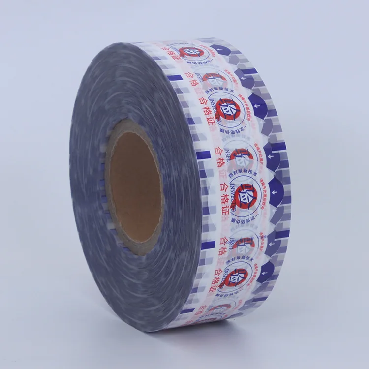 Factory Direct Transparent Glossy Automatic Material Custom Printing Wrap Food Packaging Plastic Roll Film