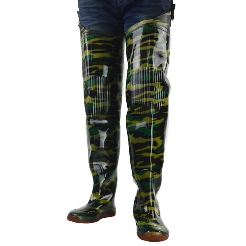100% waterproof fishing boots outdoor long rain boots rubber shoes