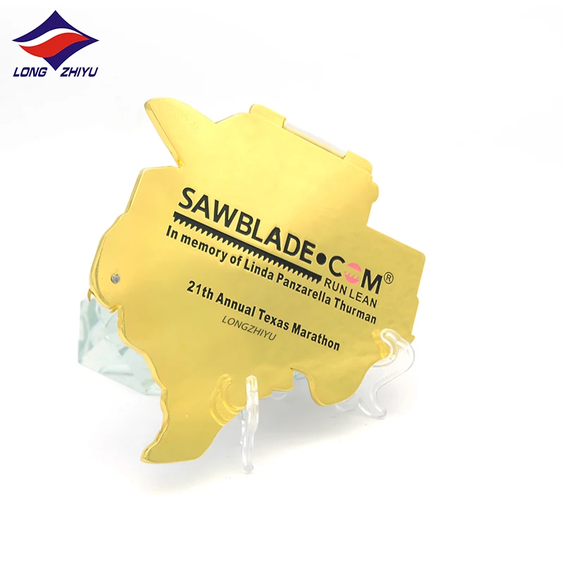 Longzhiyu 15 Years Factory Professional Custom Marathon Medals Engraved Metal Medal Make Your Own Copper Medallion