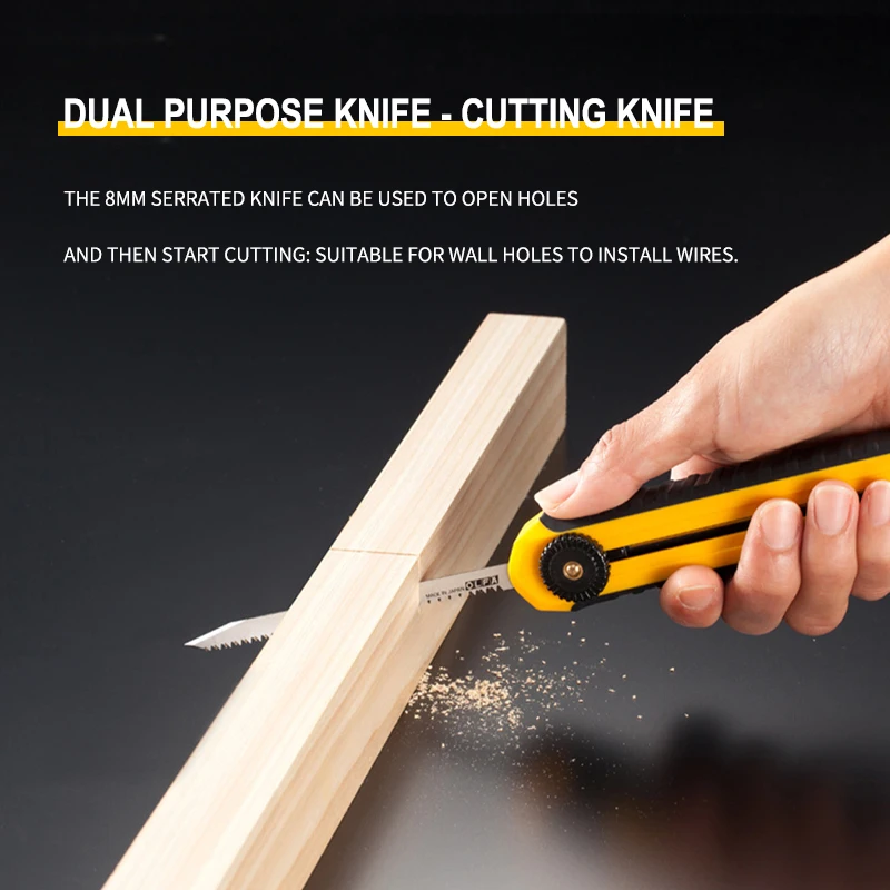 OLFA CS-5 suitable for wood and plywood Keyhole Saw Blade and 12.5mm Snap-Off Blade knife