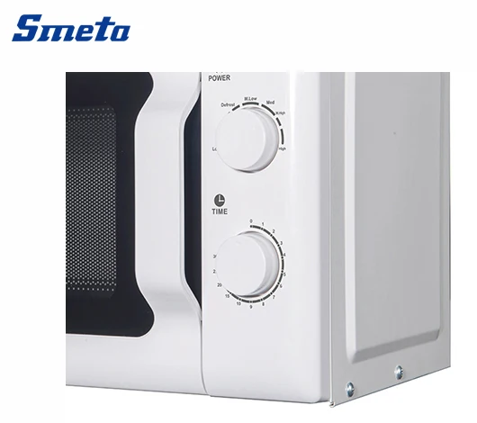 Белые настольные мини-микроволновые печи с механическим управлением Smeta 20L для домашнего