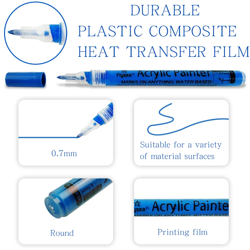 Kids 80 Colors Acrylic Paint Markers for Stone Craft DIY Wood Slices Easter Egg Art Craft Painting Supplies