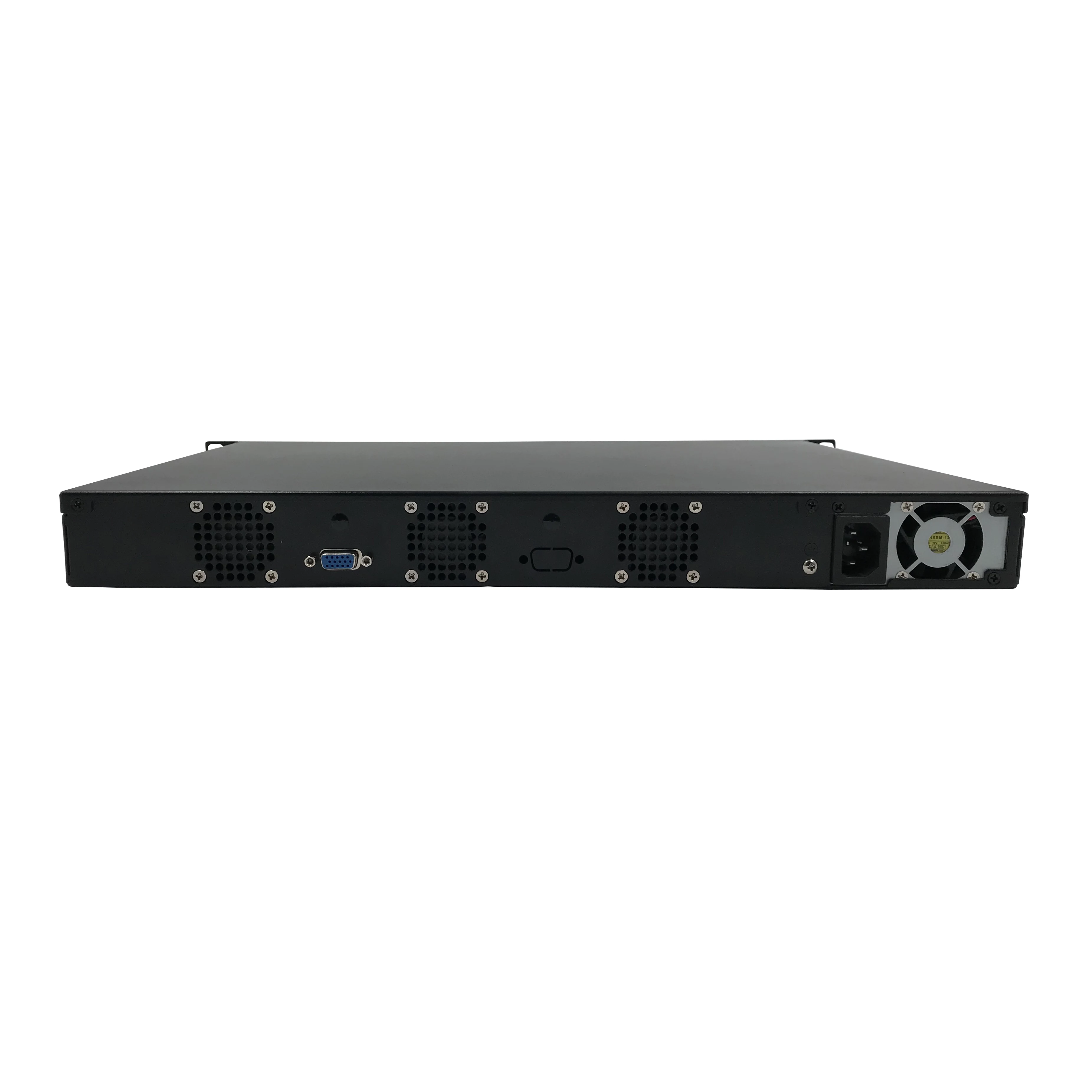 1U Rackmount Network Appliance with Intel Core i3/i5/i7 or Xeon E3 1200 v3/v4 processors,  4 x 10 GbE SFP, mSATA