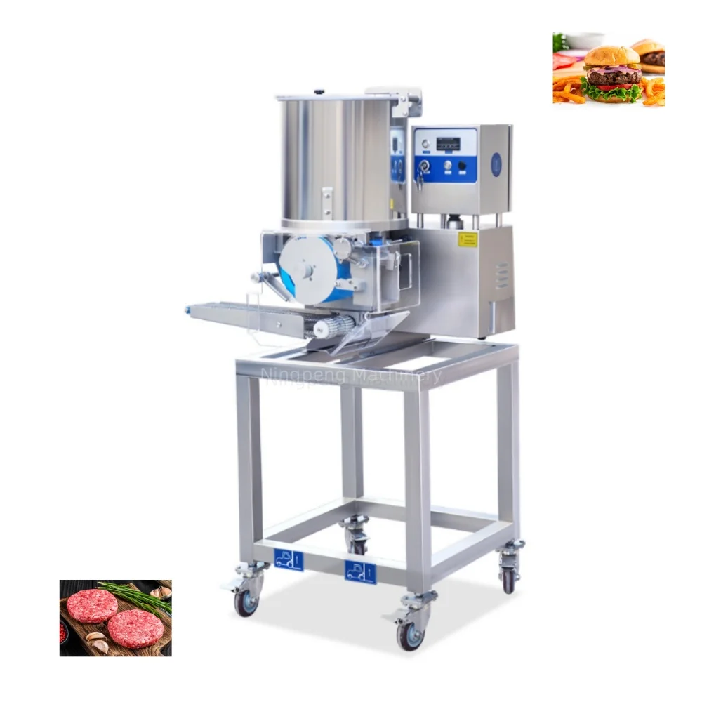Hamburger Burger Chicken Nugget Press Maker Automatic Jamaican Beef Patty Make Form Mould Machine Price