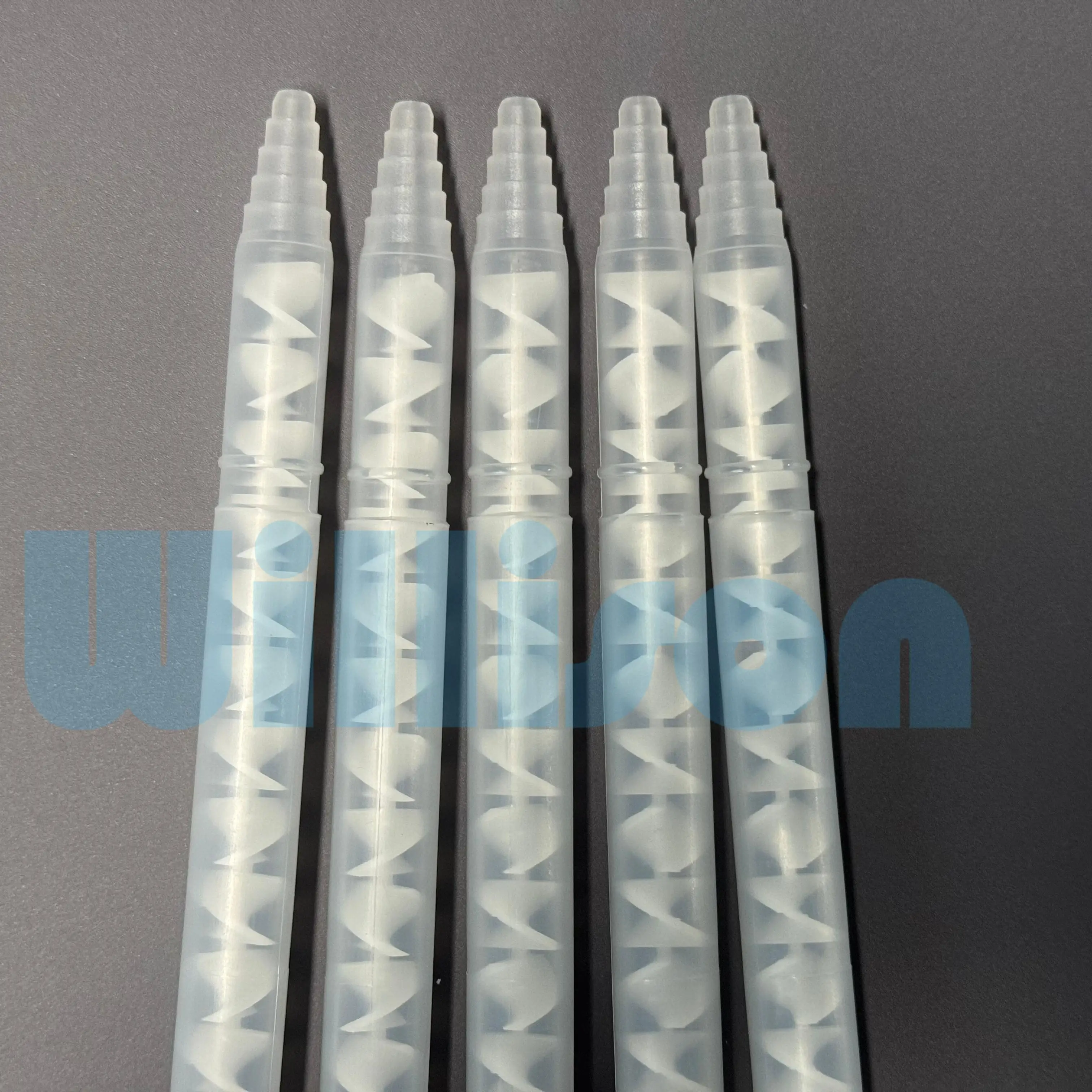 MFQX10-24T 1:1 Ratio Static Mixer Tip F series Round mixing Tube Nozzles Plastic Mixer for AB cartridge 200ml  400ml 1:1/2:1