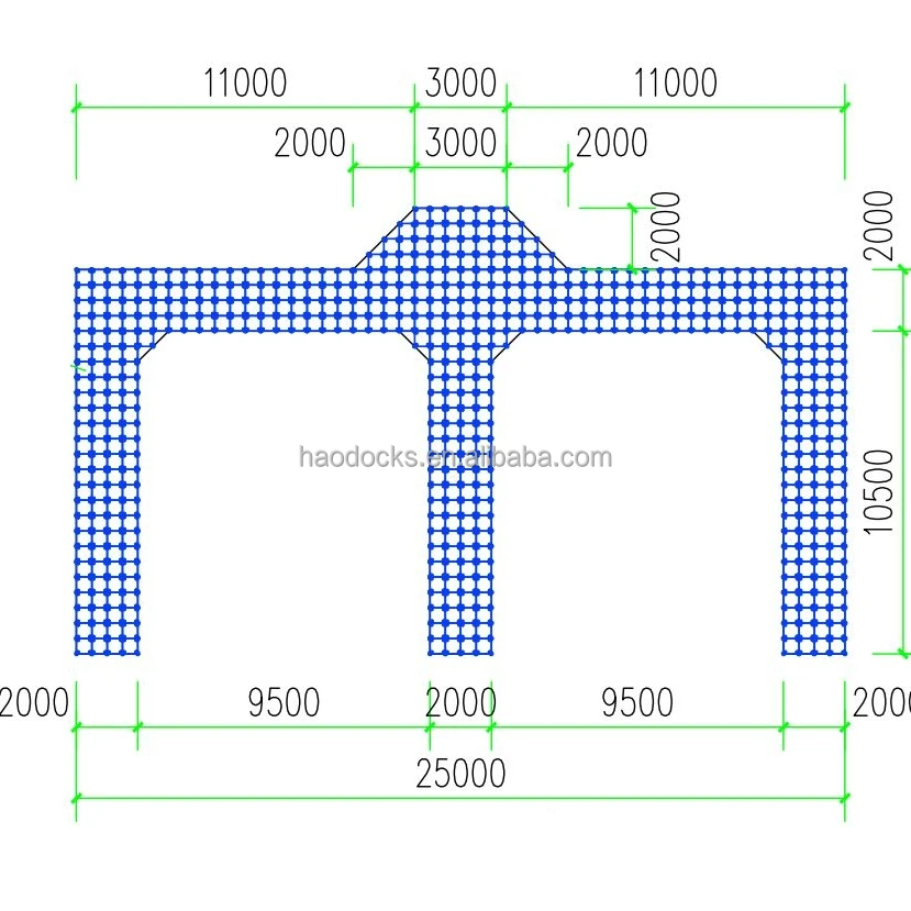 Cheap metal marina pier floating pontoon for powerboats jet ski docking