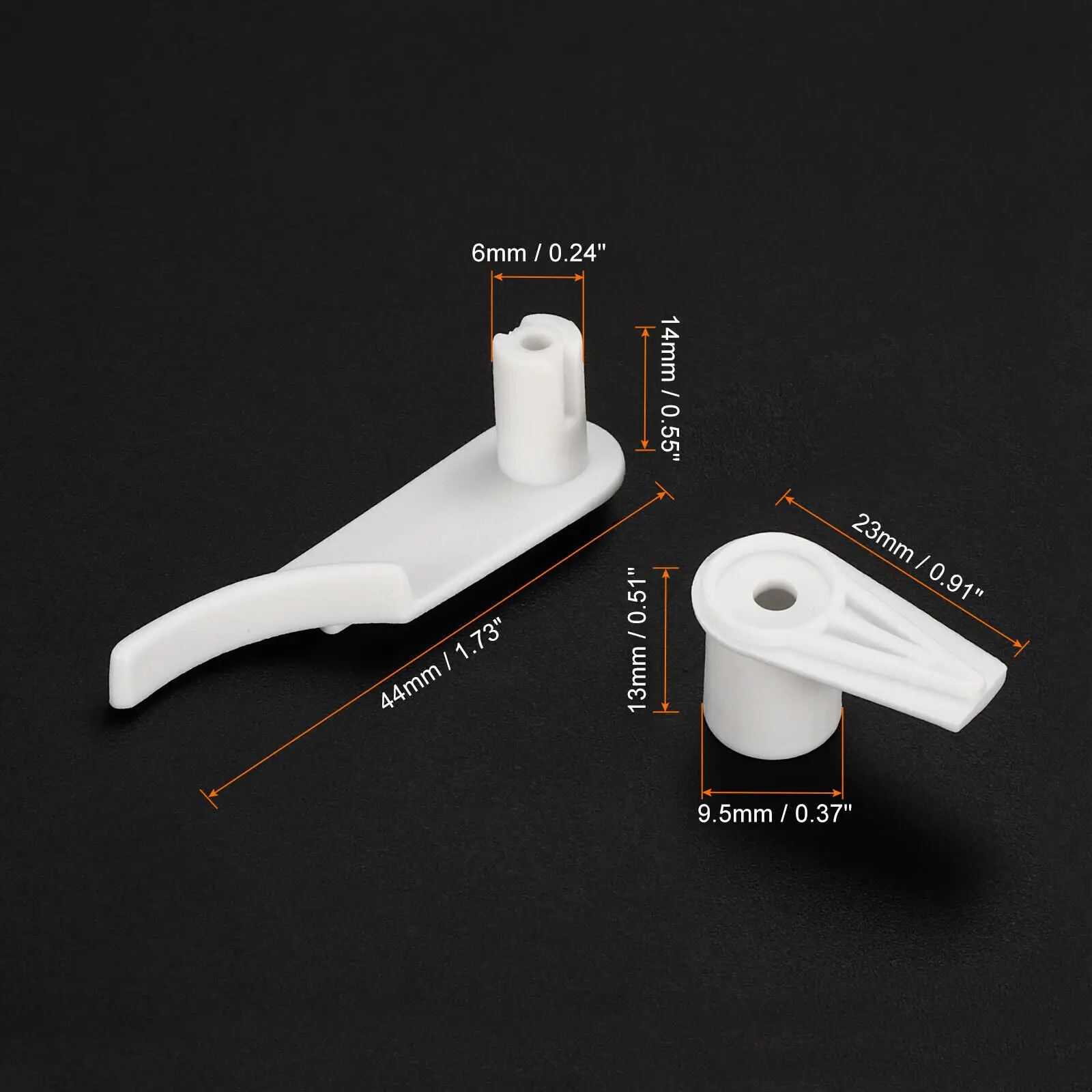 3mm Ceiling Lampshade Clips Light Shade Fixed Buckles White Fixed Buckle Light Fixture Accessories Plastic
