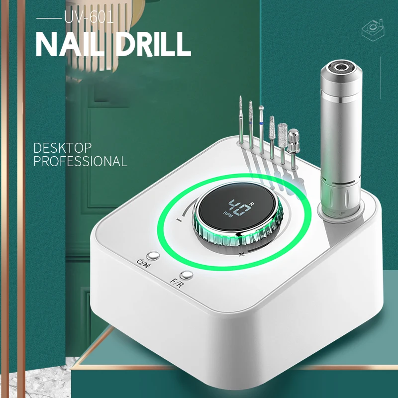 New arrival 35000rpm Nail Manicure Machine rechargeable nail drill for Acrylic Nails Manicure Pedicure Polishing