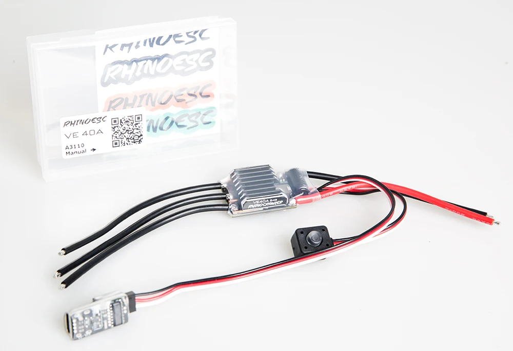 RhinoESC Mini Crawler AM32 ESC 40A BEC 5 2 ~ 8 В для Traxxas осевой SCX10 Shafty MOA