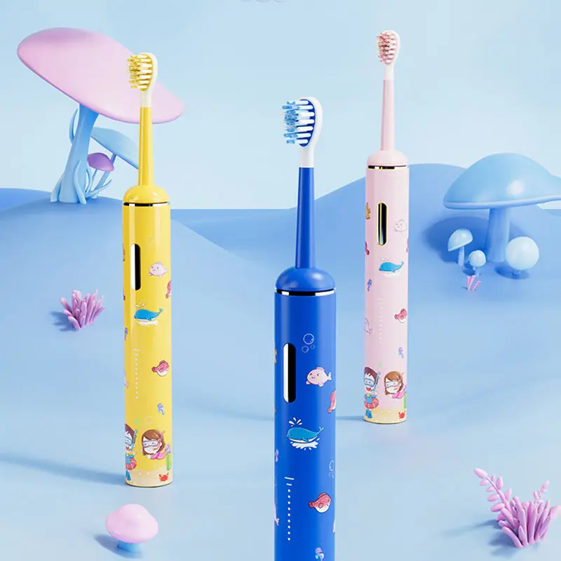 OEM Private Label Electric Toothbrush 11 Modes Automatic Tooth Brush Rechargeable Intelligent Kids 360 Electric Toothbrush