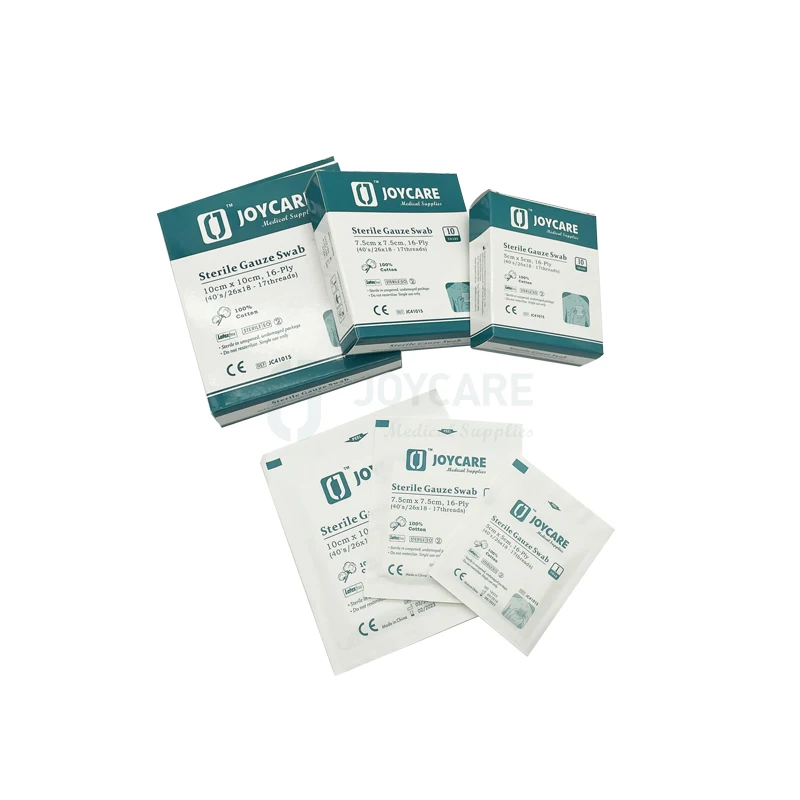 Wound Dressing Woven Sterile White Medical Gauze Swab Sterilized or Non-sterile without x-ray