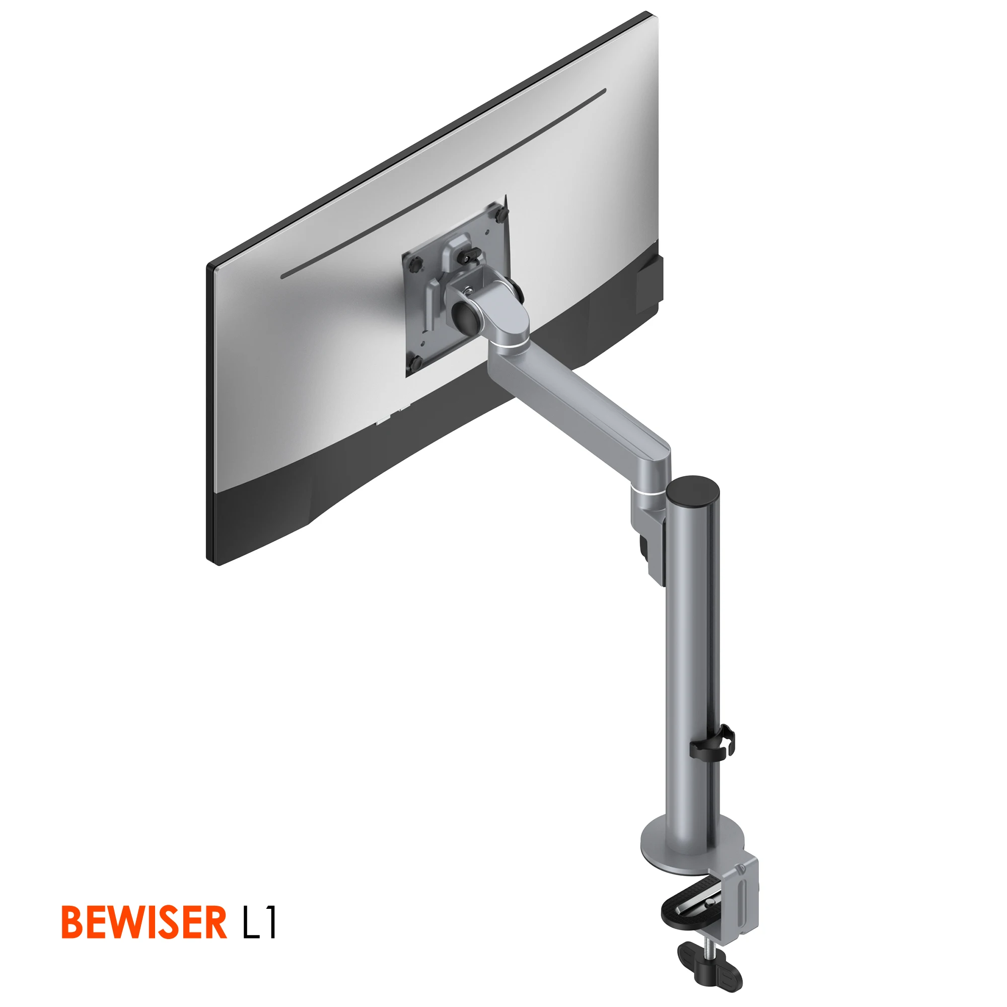 Flexible monitor arm Dual lcd monitor arm LCD monitor swing arm (BEWISER L202S)