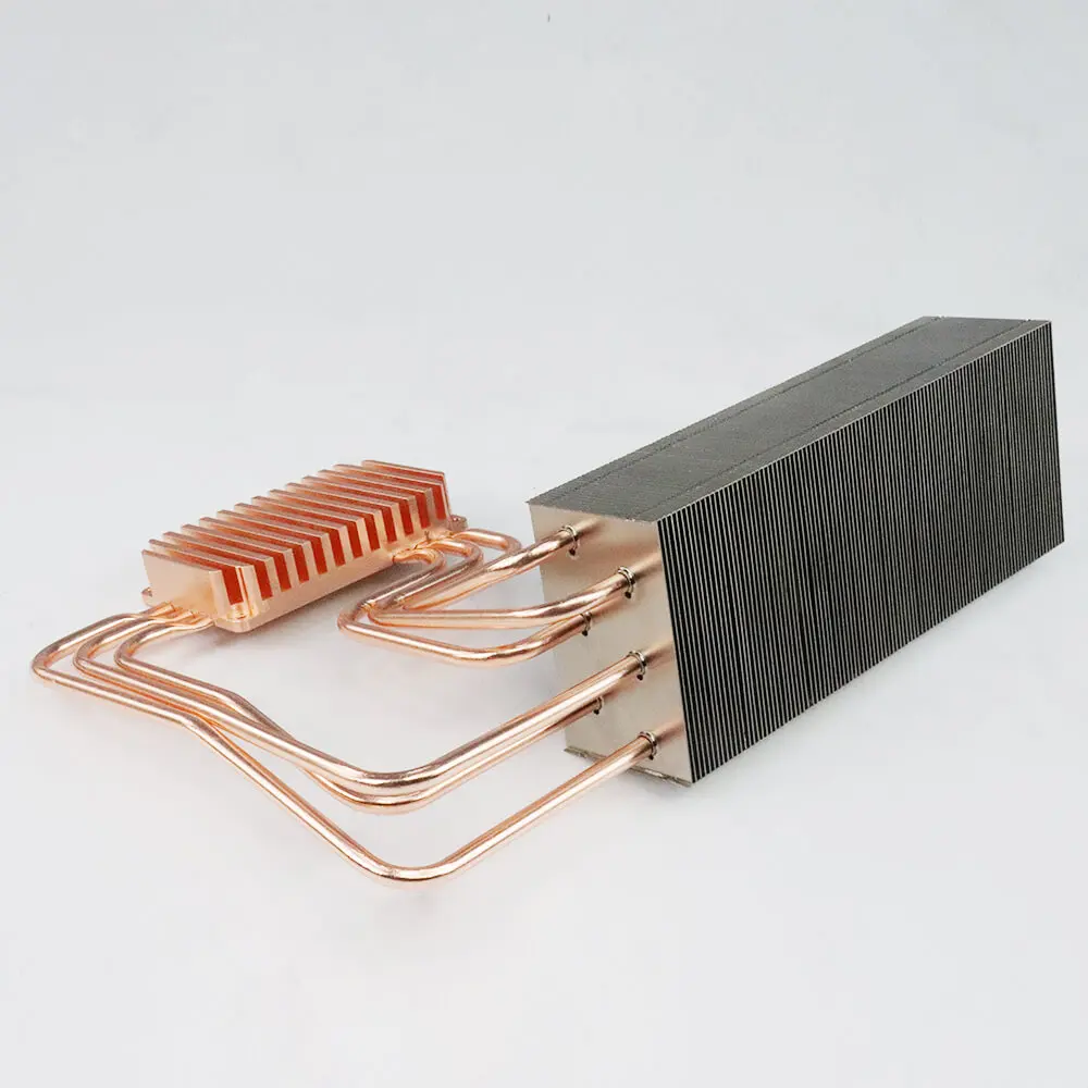 Pipe Heatpipe Heat Sink Aluminum Cooling Led Grow Light LED Copper Silver Round Aluminum Heatsink Headlight Led Aluminum Profile