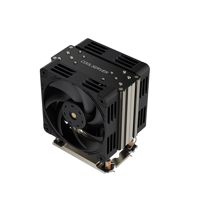 xinhao heat sink design Serve LGA4189 400W CPU 4U radiator aluminum fin Copper base 6 heat pipe with fan server CPU cooler