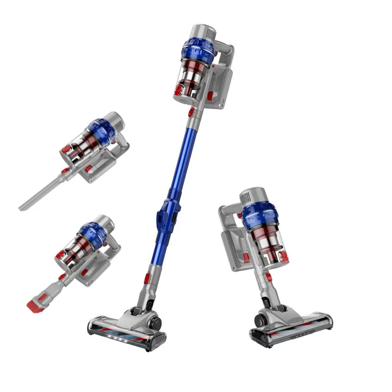 Multiple Broom Heads Dry Cordless Wireless Vacuum Vertical Vacuum Cleaner