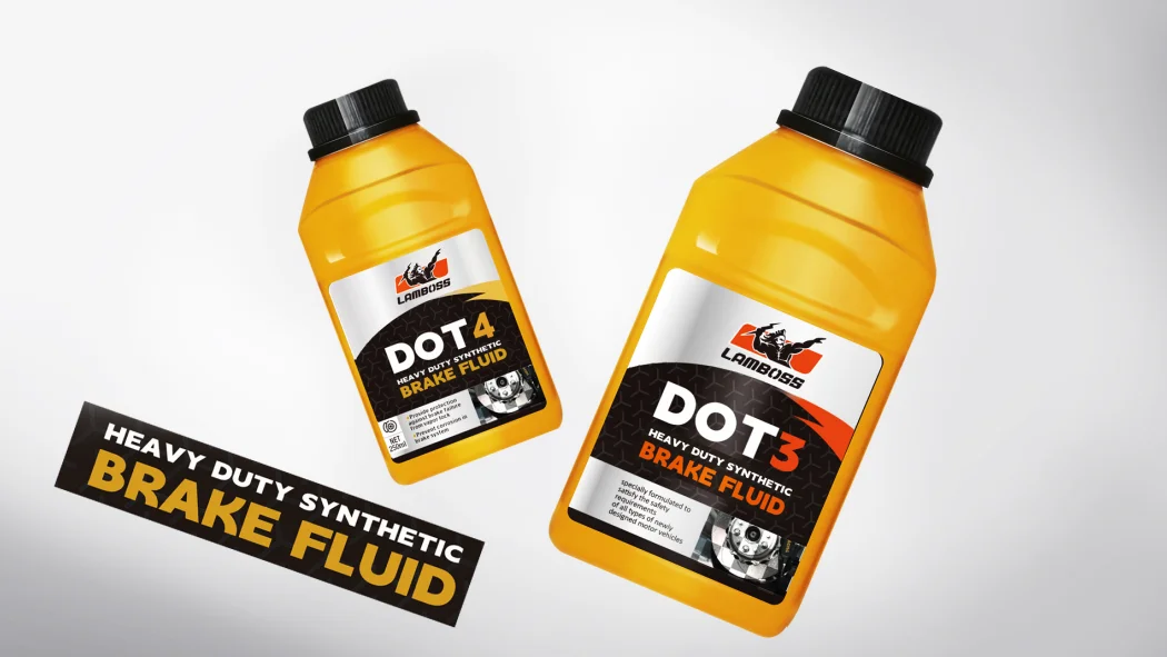 LAMBOSS Brand Functional Fluids Premium Vehicle Synthetic Brake System Fluid