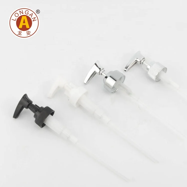 Longan Laundry Detergent Dispenser Plastic Pump Shampoo Bottle Hand Soap Lotion Plastic Pump Head For Cosmetics Factory In China
