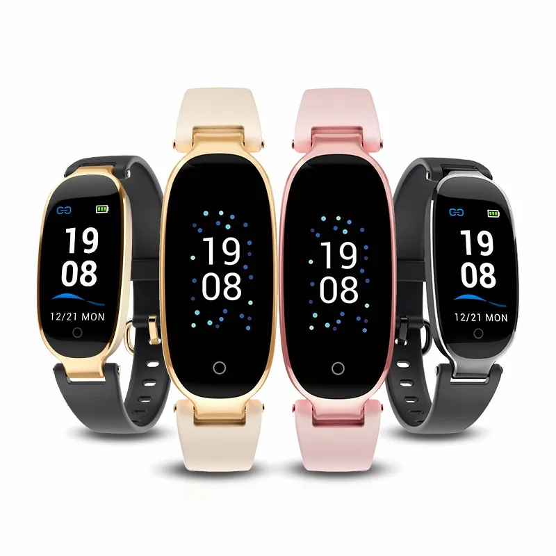 New Ladies Smart Watch Band  IP67 Waterproof Fitness Wristband Activity Tracker for Women