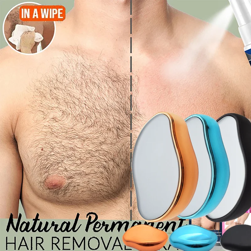 Waterproof Hair Removal Crystal Physical Magic Hair Remover Stone For Women And Men