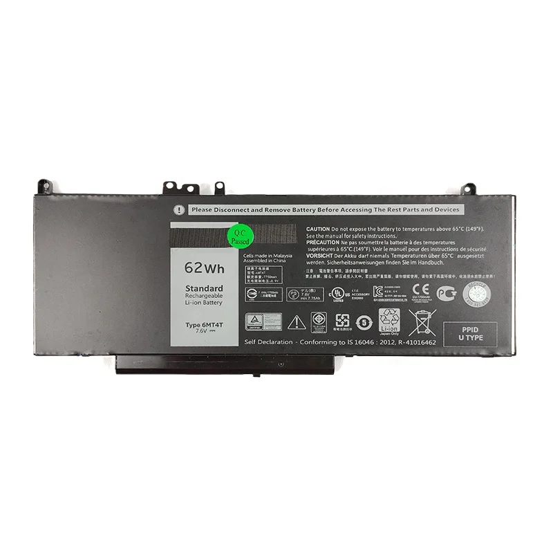 
li-ion battery 7750mAh 7.6V 62Wh E5450 E5470 E5550 E5570 TXF9M 79V for dell Latitude Laptop Battery 6MT4T 