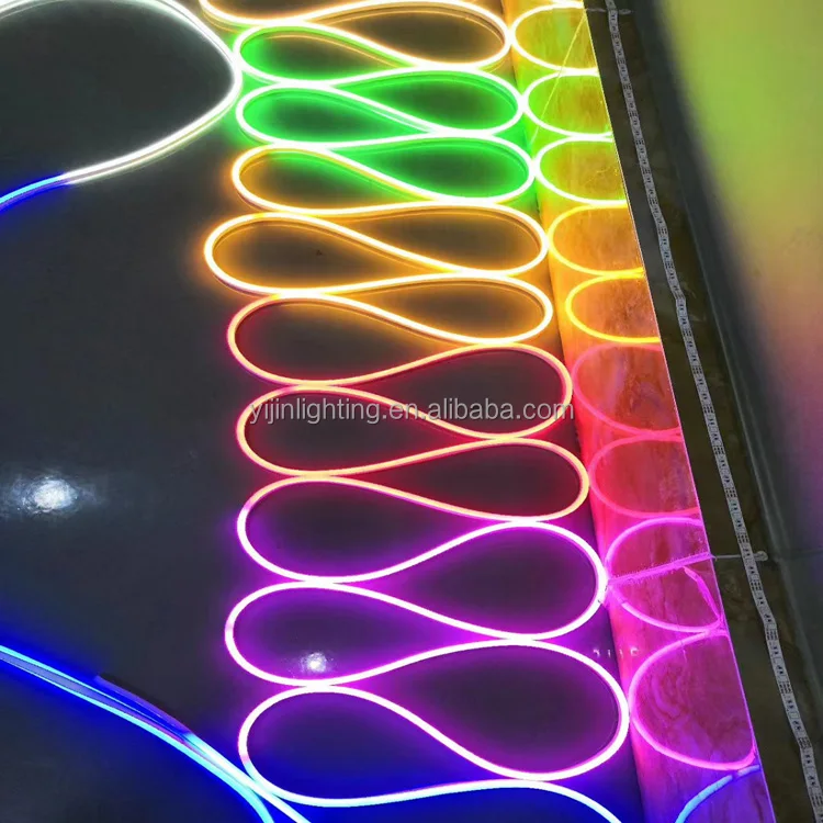 Decorations supply 07 14mm neon strip  IP65 bendable cut-table 50 meters de silicona neon flex 12V