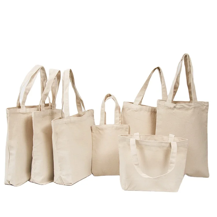 Promotional reusable eco friendly high quality blank canvas sling tote bags for women