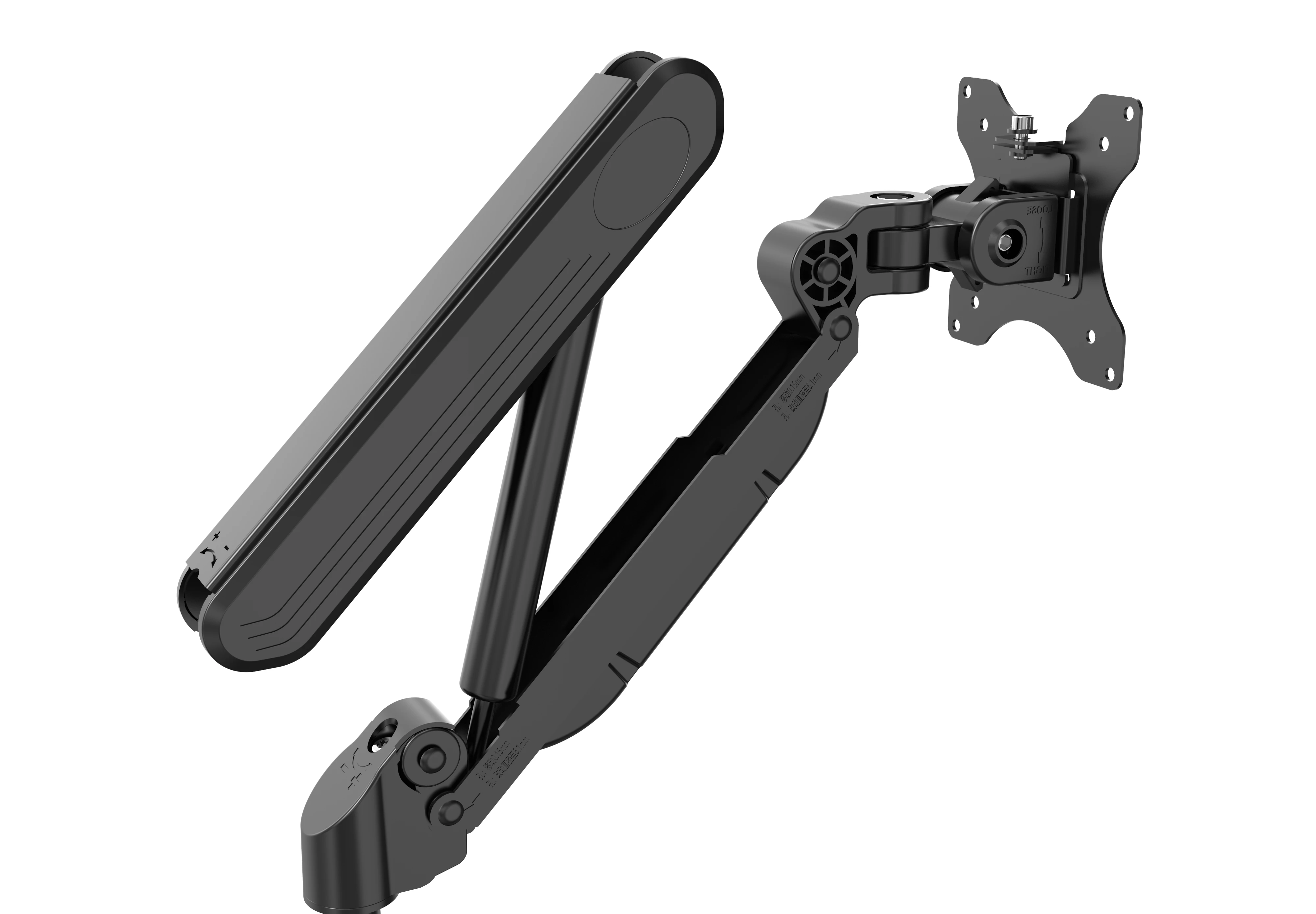 New Adjustable Monitor Desk Mount For Cable Management To 32inch