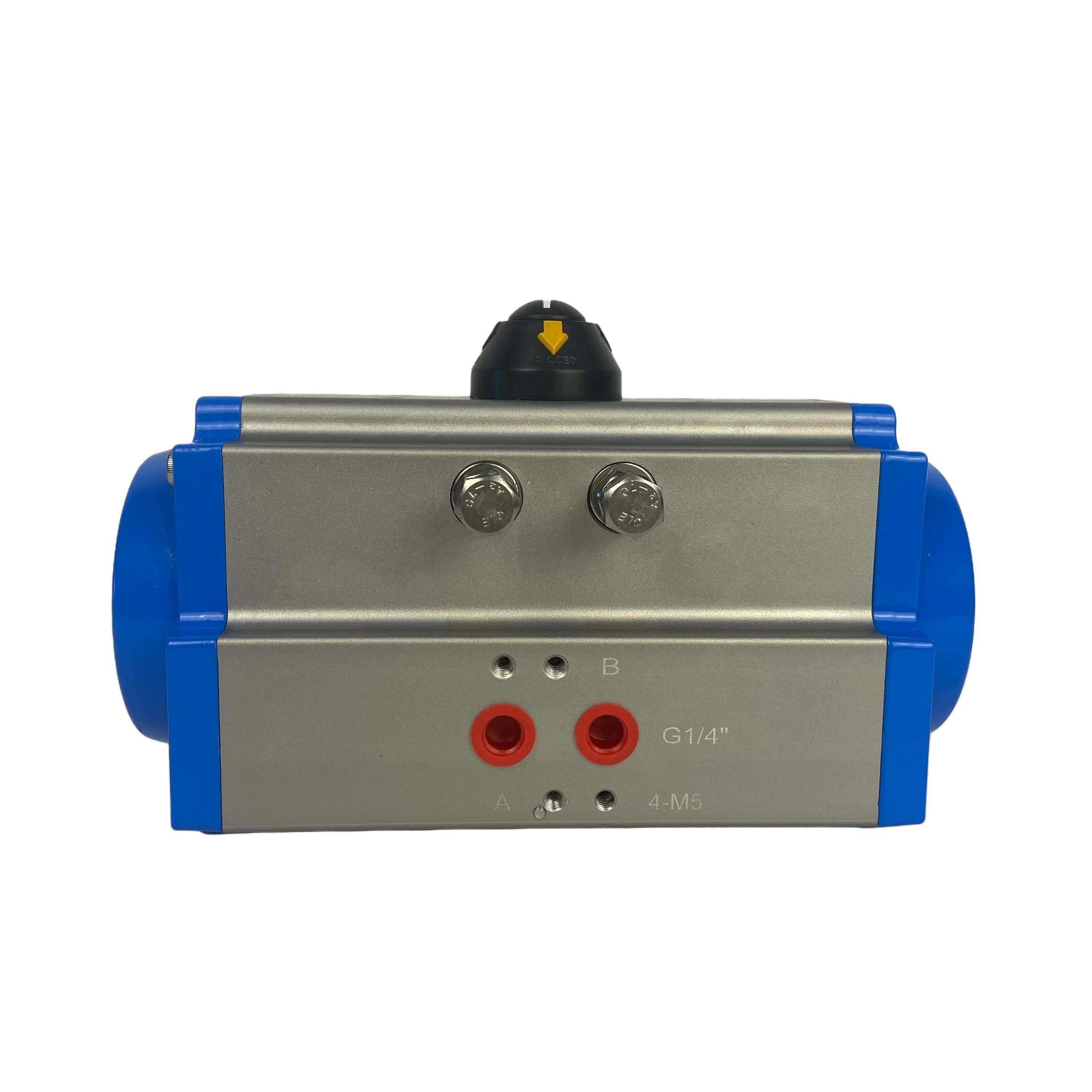 JIMAI Blue  color customized hard oxidation pneumatic rotary actuator for butterfly valve