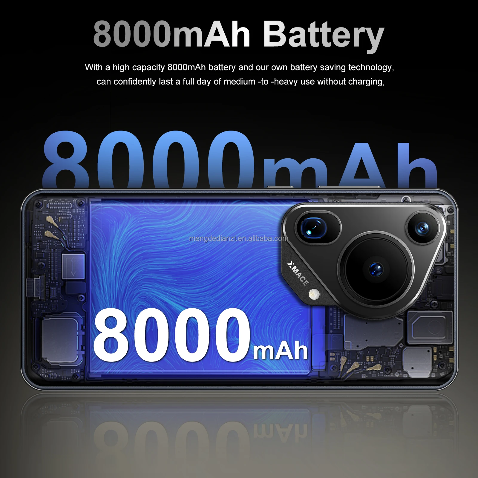 high quality new 7.3inch cellphone 16GB+512GB unlocked 5G mobile Phones with high quality