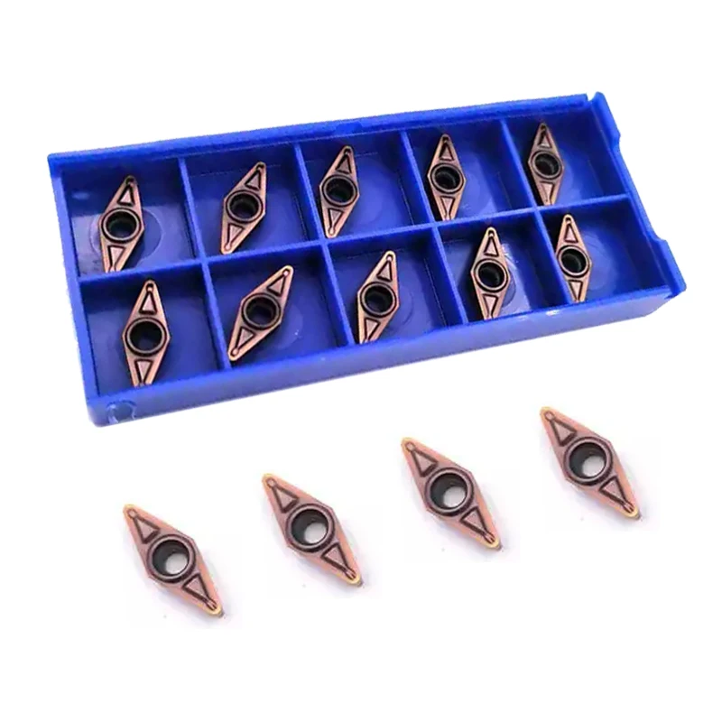 PCD inserts VBMT110302 VCMT160404 VCMT160408 with high precision in processing non-metallic materials