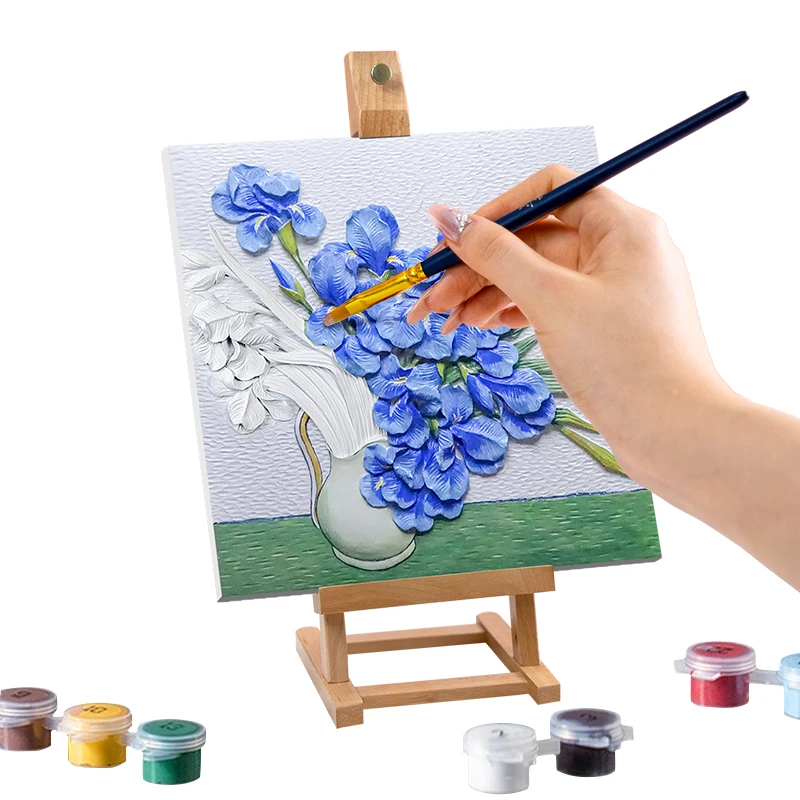 RELIFE Wholesale Factory Price Hot Selling Custom Blue Iris DIY Drawing Painting  For Children and Adult