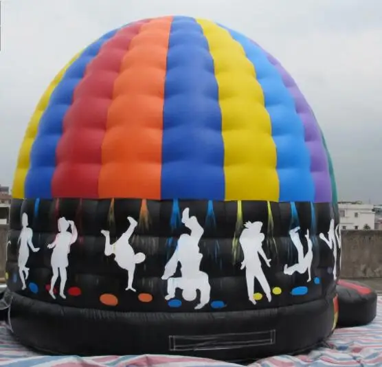 Hot Selling Round Inflatable Disco Bounce House Dome for Dance Party Bouncy Castle